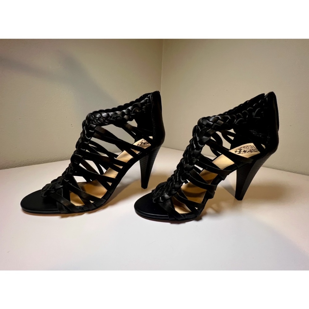 Vince Camuto Alaizah Woven Cone-Heel Sandal - BRAND NEW WITH TAGS - Size 7